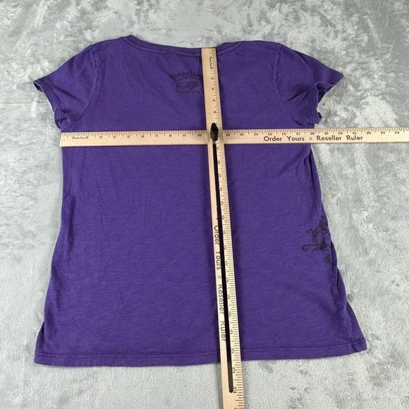 Harley Davidson T-Shirt Women XL Purple Biker Graphic Americana - Picture 8 of 8